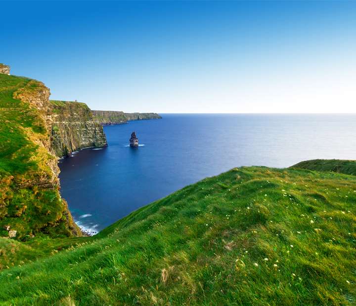 Cliffs of Moher at sunset,Ireland 